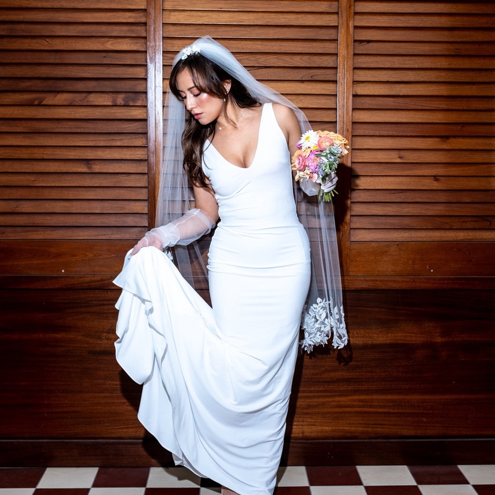 Meshki Kyla Low Back Gown